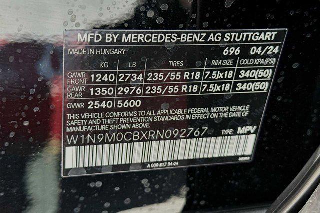 new 2024 Mercedes-Benz EQB 250 car, priced at $57,125