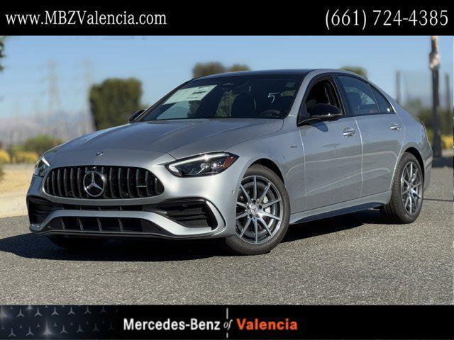 new 2025 Mercedes-Benz AMG C 43 car, priced at $66,495