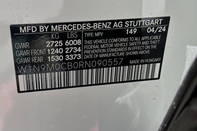 new 2024 Mercedes-Benz EQB 250 car, priced at $57,495