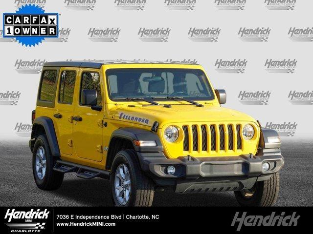used 2021 Jeep Wrangler Unlimited car, priced at $29,445
