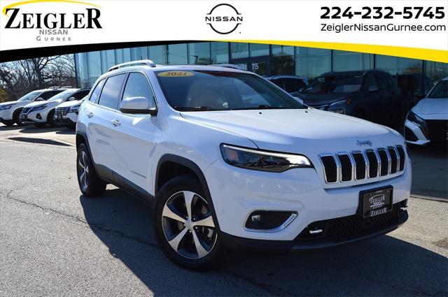 used 2021 Jeep Cherokee car, priced at $25,551