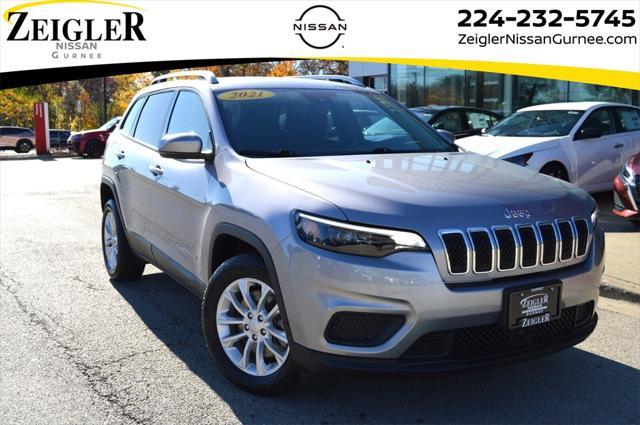 used 2021 Jeep Cherokee car, priced at $19,771