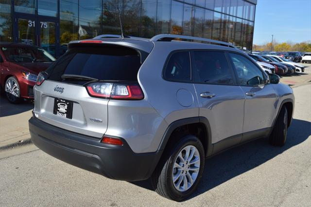 used 2021 Jeep Cherokee car, priced at $19,771