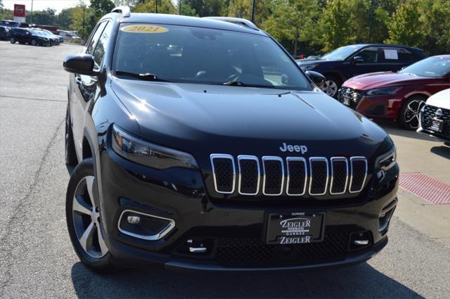 used 2021 Jeep Cherokee car, priced at $24,771