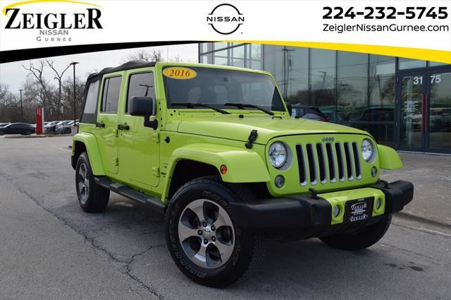 used 2016 Jeep Wrangler Unlimited car, priced at $21,441