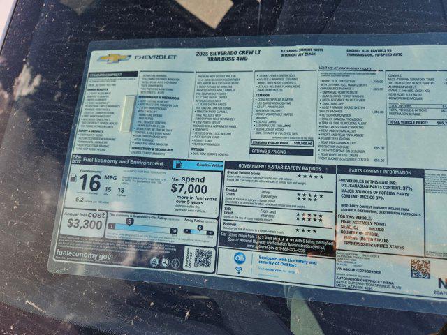 new 2025 Chevrolet Silverado 1500 car, priced at $59,841