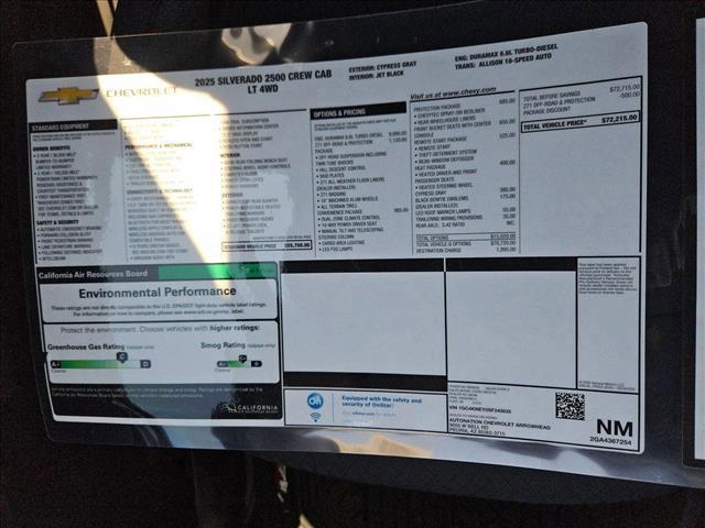 new 2025 Chevrolet Silverado 2500 car, priced at $63,748