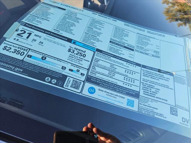 new 2026 Chevrolet Traverse car, priced at $50,134