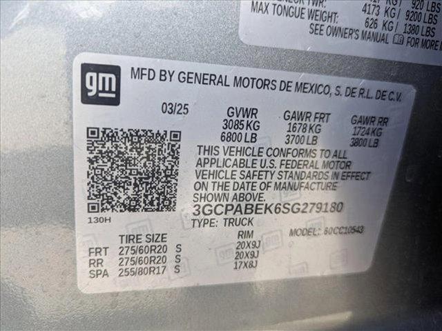 new 2025 Chevrolet Silverado 1500 car, priced at $42,508