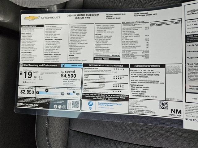 new 2024 Chevrolet Silverado 1500 car, priced at $41,395
