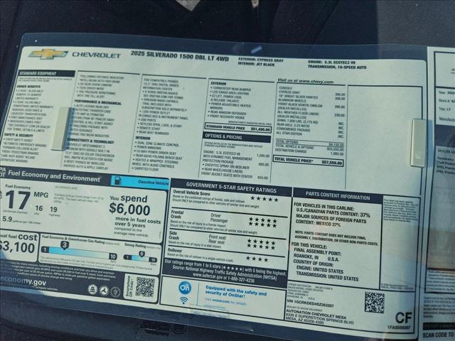 new 2025 Chevrolet Silverado 1500 car, priced at $47,300