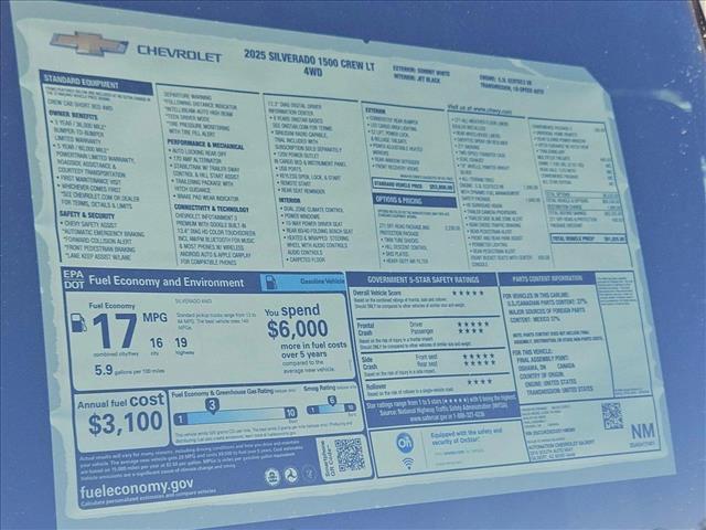 new 2025 Chevrolet Silverado 1500 car, priced at $51,575
