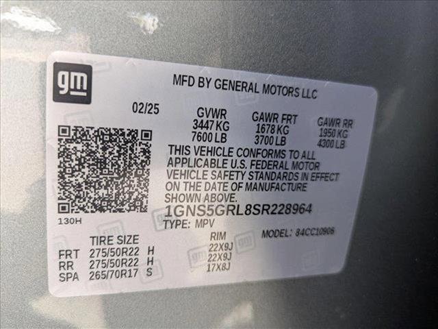 new 2025 Chevrolet Suburban car, priced at $82,168