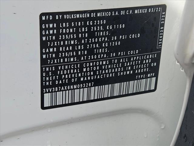 used 2022 Volkswagen Tiguan car, priced at $20,885