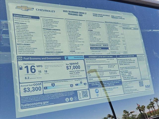 new 2025 Chevrolet Silverado 1500 car, priced at $53,825