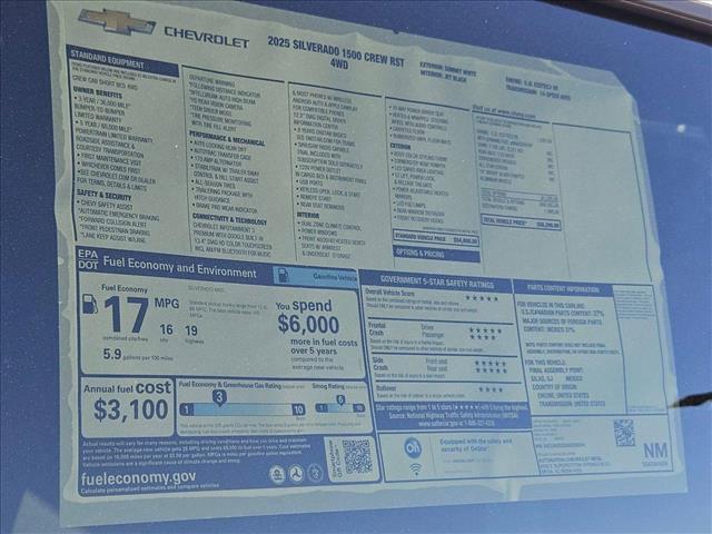 new 2025 Chevrolet Silverado 1500 car, priced at $45,140