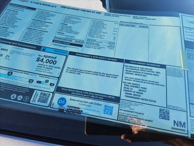 new 2026 Chevrolet Silverado 1500 car, priced at $31,215