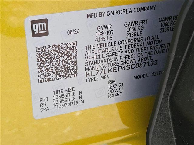 new 2025 Chevrolet Trax car, priced at $23,760