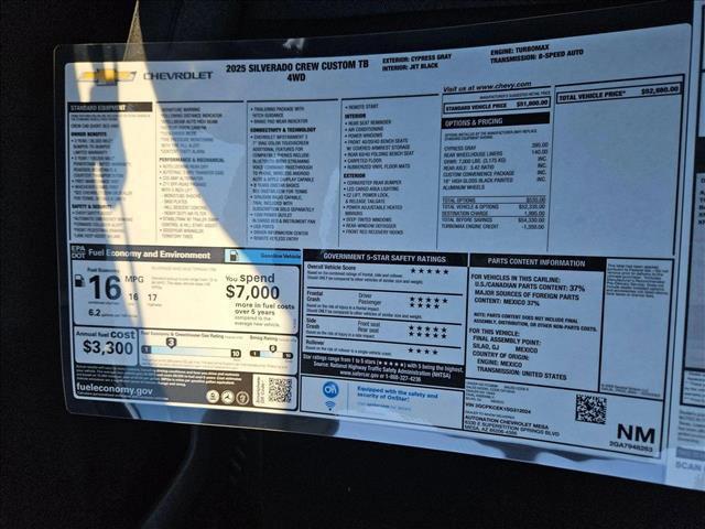 new 2025 Chevrolet Silverado 1500 car, priced at $47,535