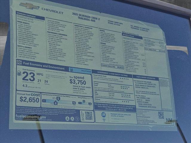 new 2025 Chevrolet Silverado 1500 car, priced at $55,130
