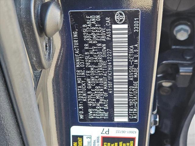 used 2017 Toyota Camry car, priced at $15,993