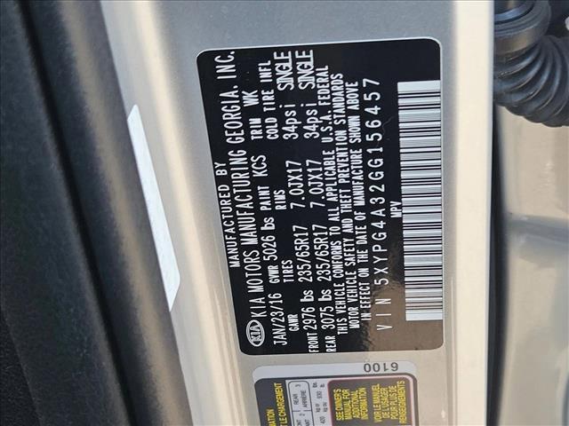 used 2016 Kia Sorento car, priced at $13,998