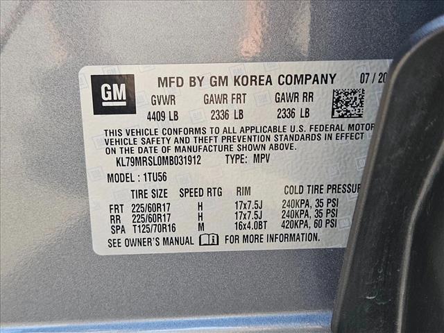 used 2021 Chevrolet TrailBlazer car, priced at $17,455