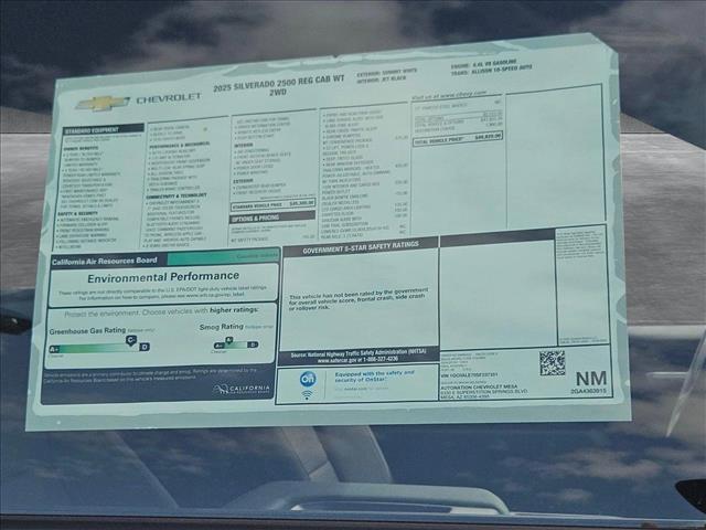 new 2025 Chevrolet Silverado 2500 car, priced at $42,920