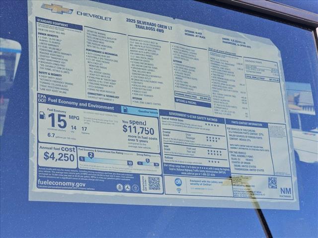 new 2025 Chevrolet Silverado 1500 car, priced at $57,775
