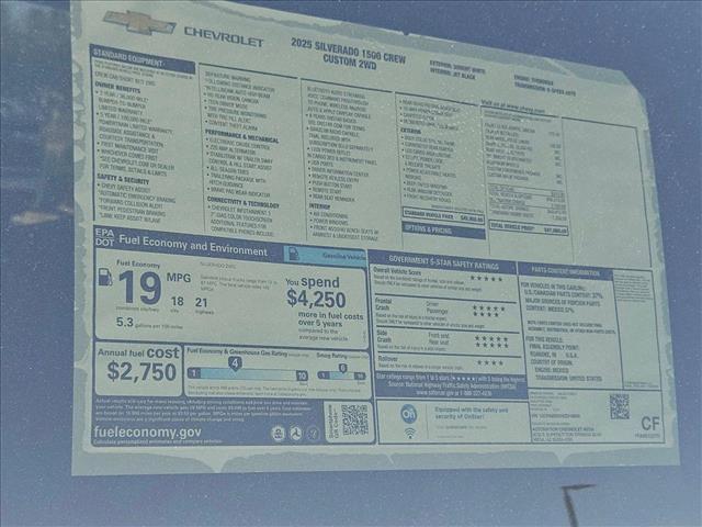 new 2025 Chevrolet Silverado 1500 car, priced at $41,801
