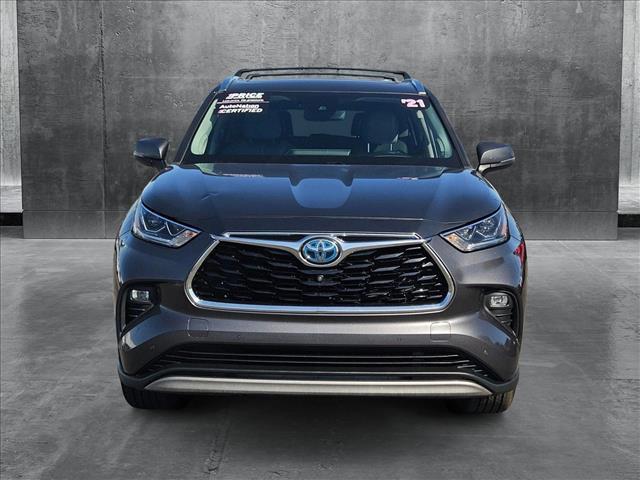 used 2021 Toyota Highlander Hybrid car, priced at $31,485