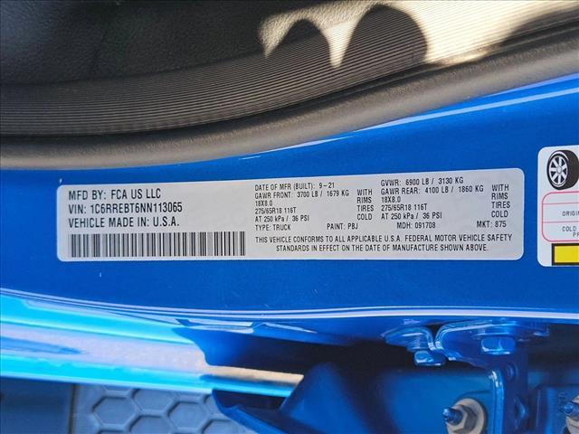 used 2022 Ram 1500 car, priced at $27,755