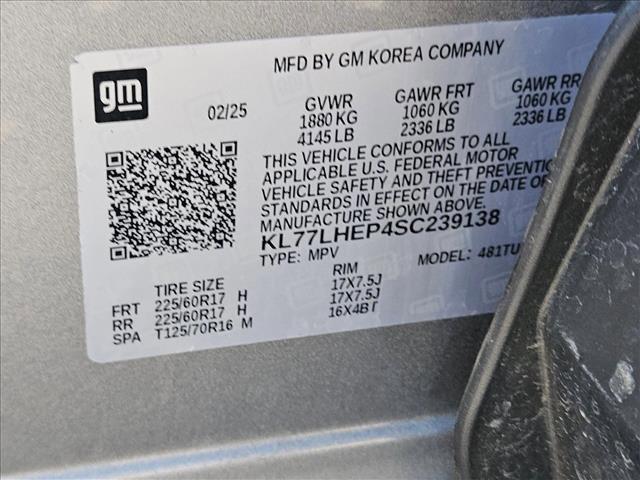 used 2025 Chevrolet Trax car, priced at $20,983