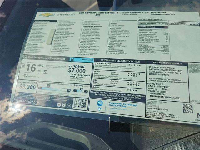 new 2025 Chevrolet Silverado 1500 car, priced at $42,360