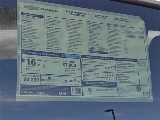new 2025 Chevrolet Silverado 1500 car, priced at $55,239