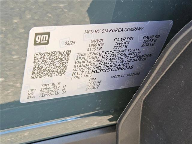 new 2025 Chevrolet Trax car, priced at $23,484