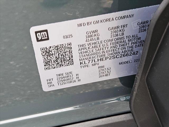 new 2025 Chevrolet Trax car, priced at $23,484