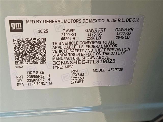 new 2026 Chevrolet Equinox car, priced at $27,910