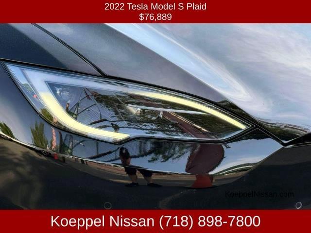 used 2022 Tesla Model S car, priced at $74,889
