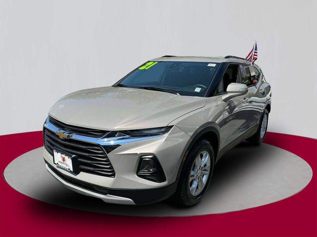 used 2021 Chevrolet Blazer car, priced at $22,588