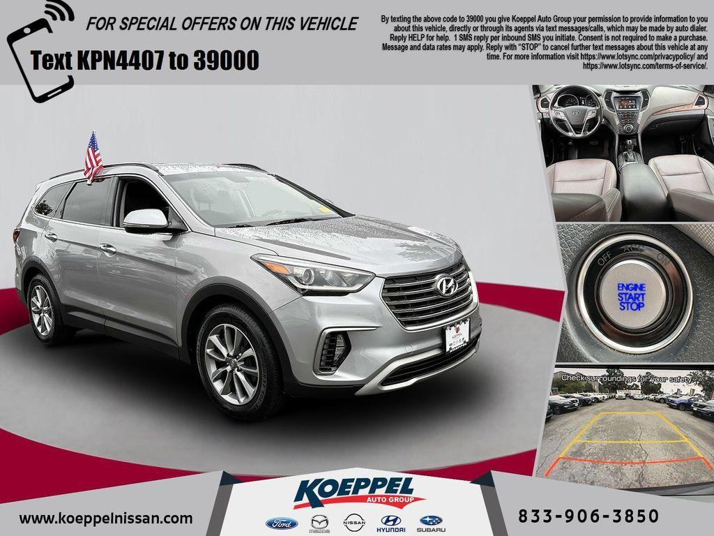 used 2017 Hyundai Santa Fe car, priced at $16,788