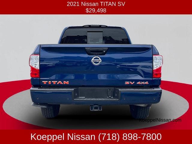 used 2021 Nissan Titan car, priced at $29,498