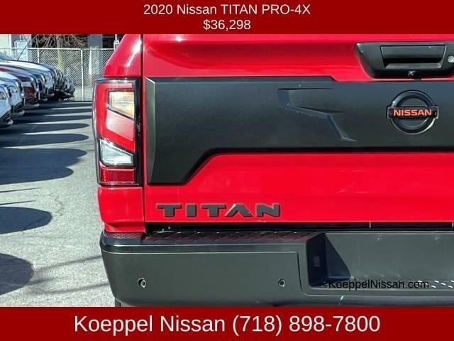 used 2020 Nissan Titan car, priced at $35,998