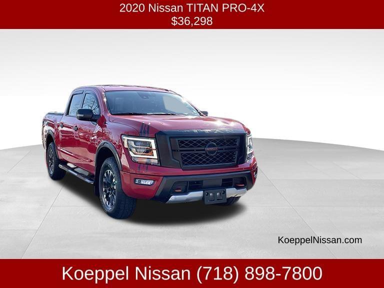 used 2020 Nissan Titan car, priced at $35,998
