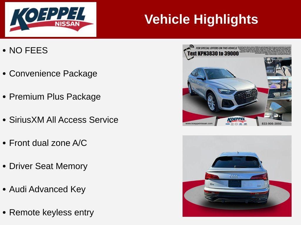 used 2022 Audi Q5 car, priced at $33,877