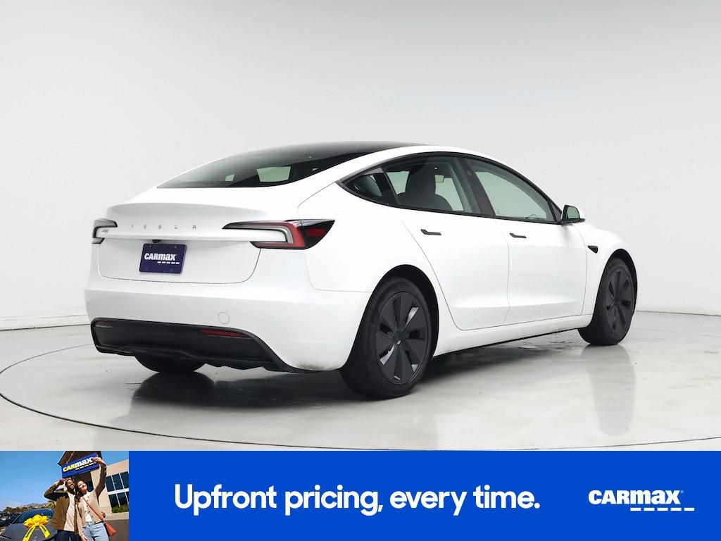 used 2025 Tesla Model 3 car, priced at $36,998
