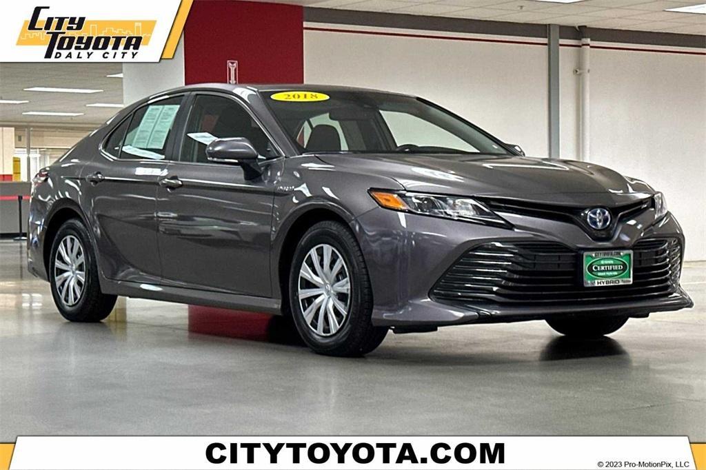 used 2018 Toyota Camry Hybrid car, priced at $25,988