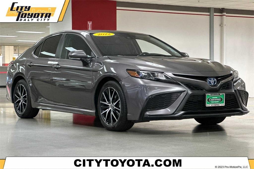 used 2022 Toyota Camry Hybrid car, priced at $28,988