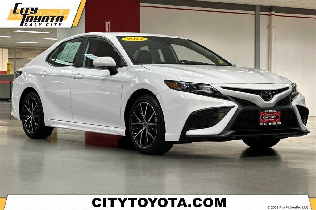 used 2021 Toyota Camry car, priced at $26,988