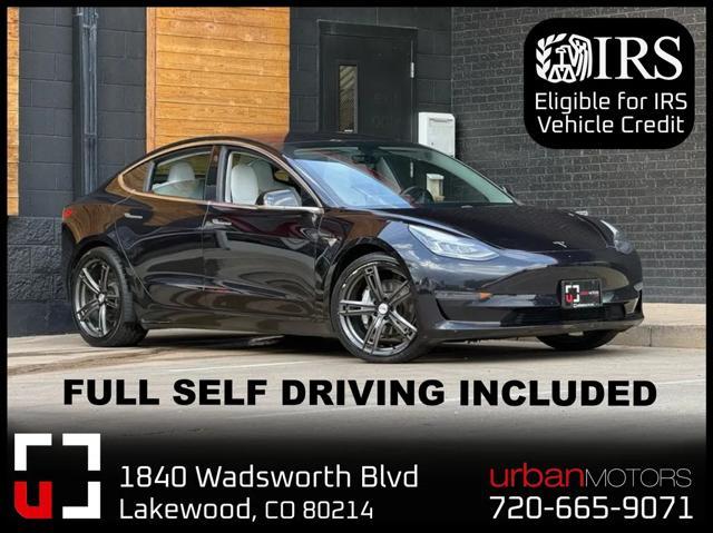 used 2018 Tesla Model 3 car, priced at $24,990